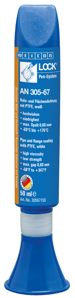 กาวล็อคเกลียว AN 305-67  ซึลท่อและหน้าแปลน | ใช้งานกับ PTFE, ความเข้มข้นต่ำ