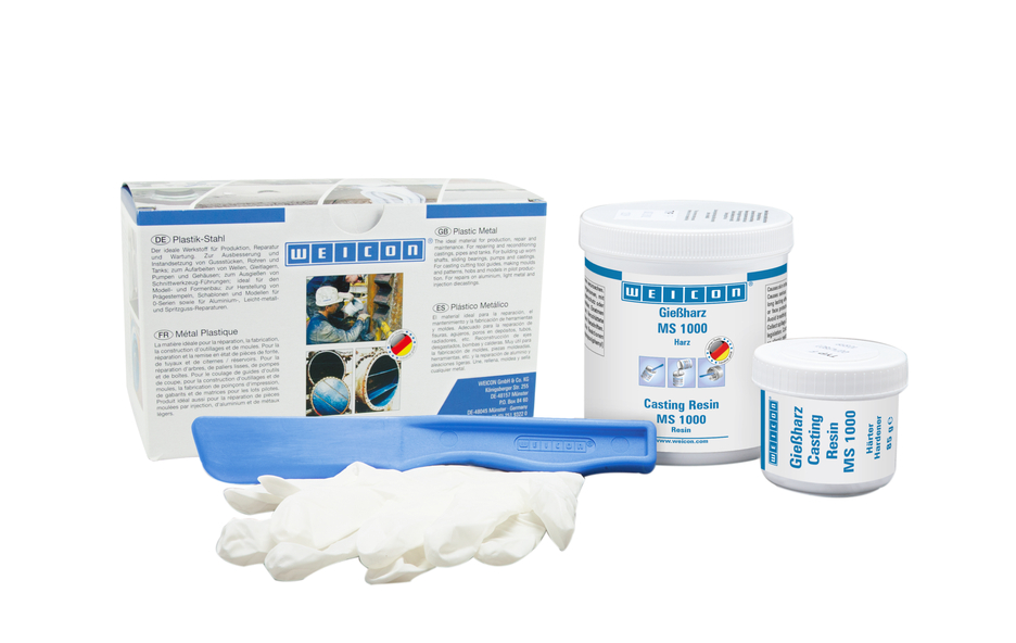 WEICON Casting Resin MS 1000 เรซินสำหรับงานหล่อโลหะ | อีพอกซีเรซิน สำหรับการติด การเคลือบ และการหล่อ