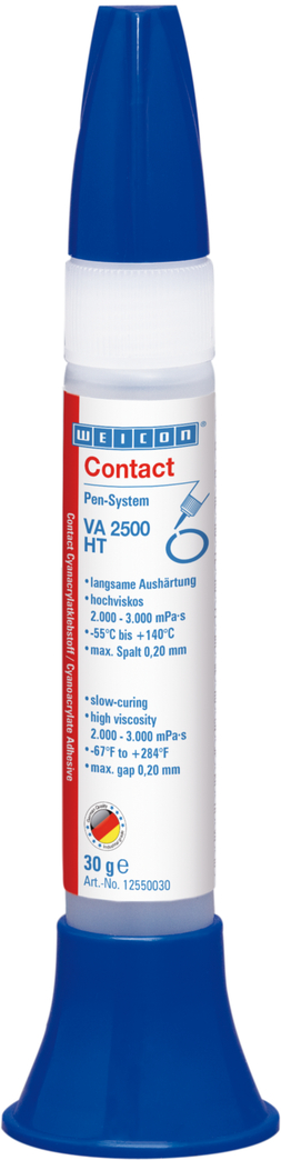 กาวไซยาโนอะคริเลต VA 2500 HT | กาวแห้งเร็วความหนืดสูง ทนต่ออุณหภูมิสูงได้ถึง 140°C