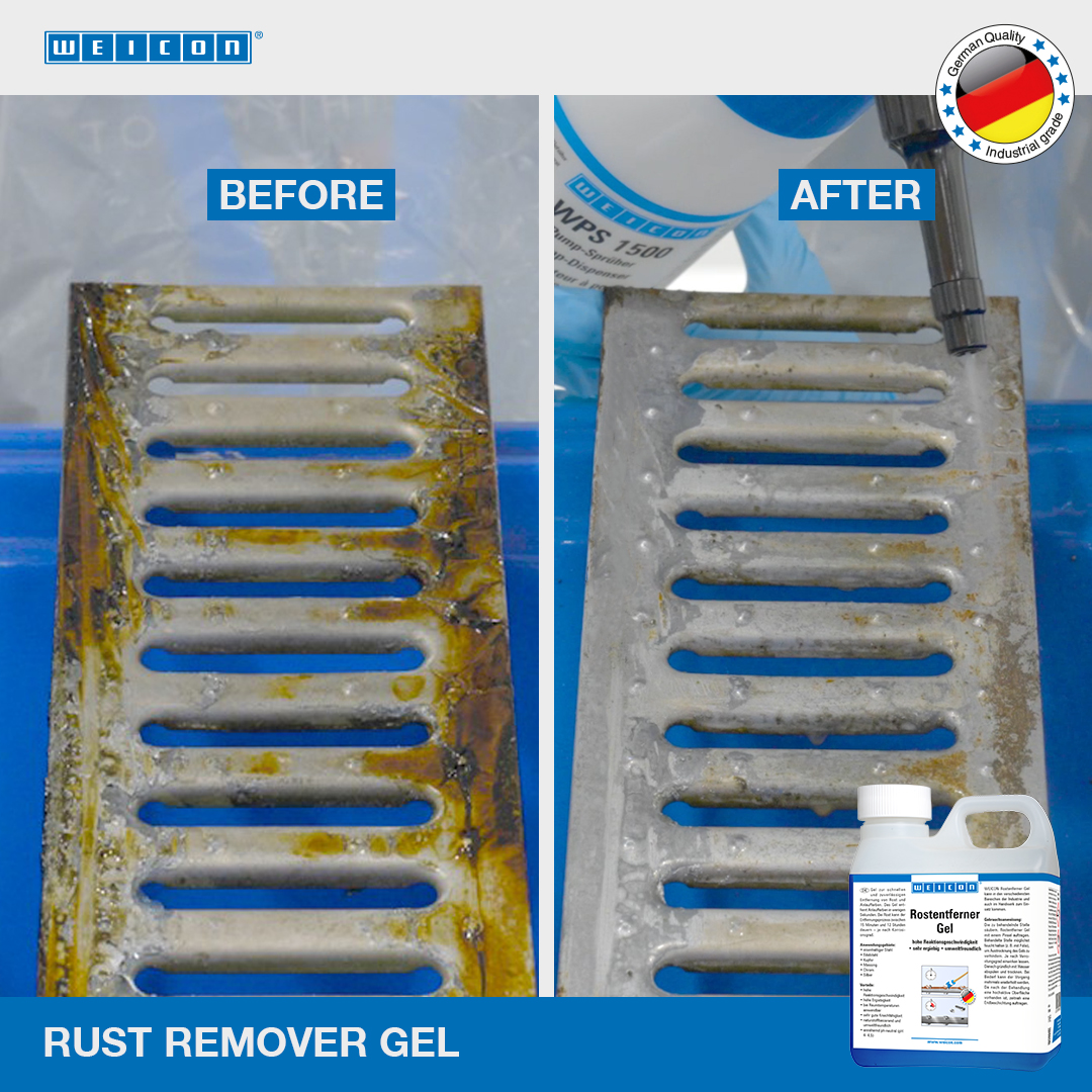 WEICON Rust Remover Gel | การขจัดสนิมและคราบหมองอย่างรวดเร็วและเชื่อถือได้