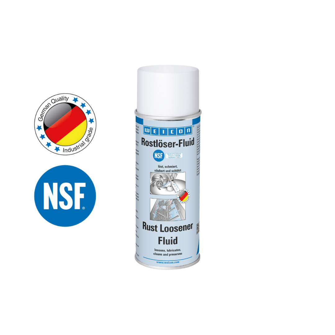 น้ำยาคลายสนิม | น้ำมันซึมลึกและดูแลรักษาสำหรับอุตสาหกรรมอาหาร NSF H1