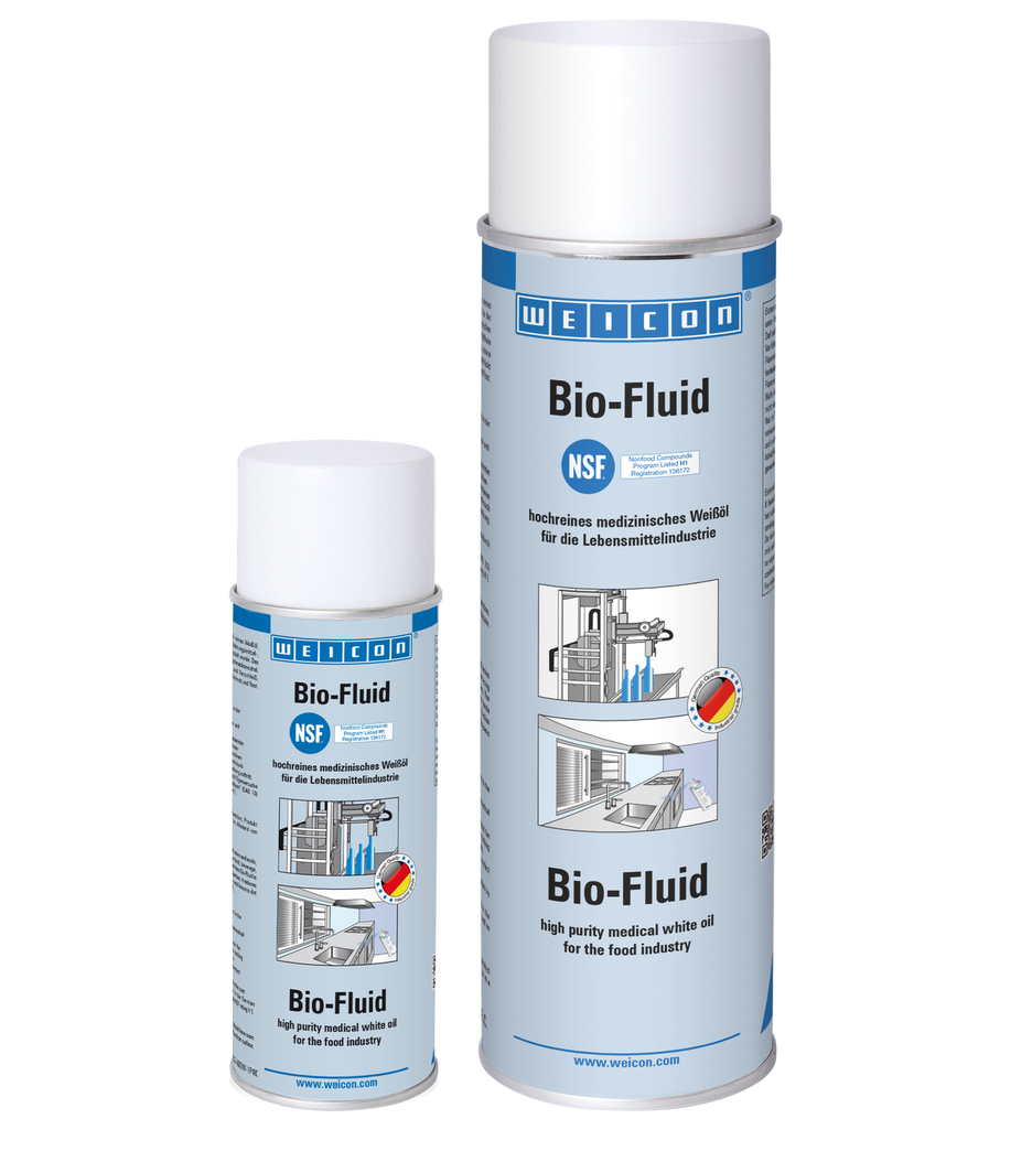 Bio-Fluid | น้ำมันหล่อลื่นและบำรุงรักษาสำหรับอุตสาหกรรมอาหาร | ได้รับการขึ้นทะเบียน NSF H1