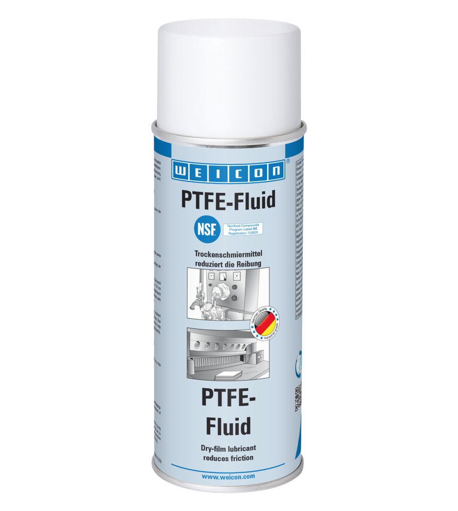 PTFE-ของเหลว | น้ำมันหล่อลื่นแห้งปราศจากจาระบีสำหรับภาคอาหาร NSF H2