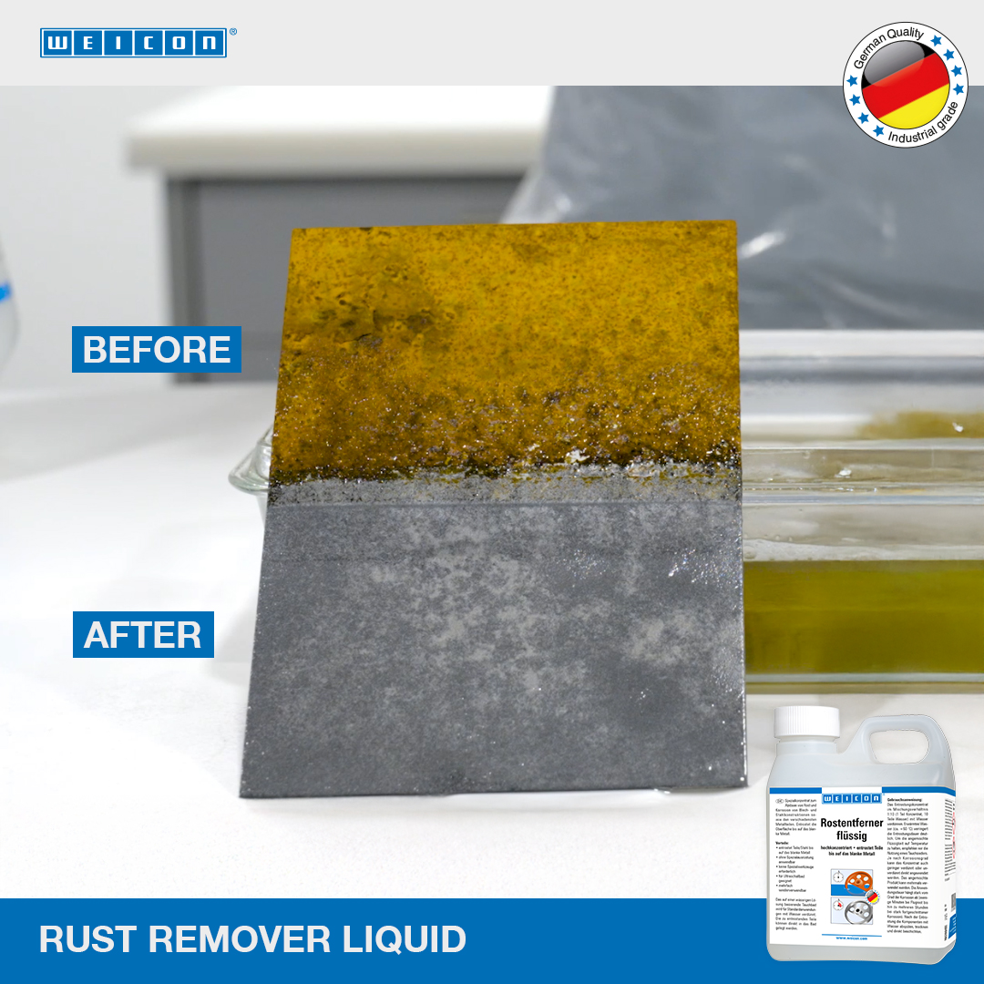 WEICON Rust Remover  liquid | น้ำยาเข้มข้นสูงสำหรับขจัดสนิมและการกัดกร่อน