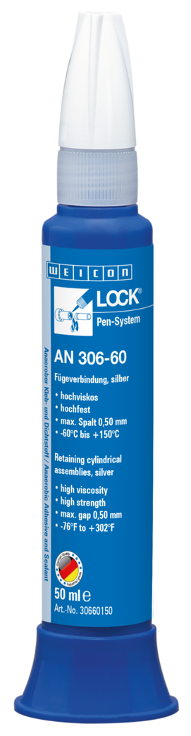 กาวล็อคเกลียว AN 306-60  การประกอบชิ้นส่วนที่เป็นรูปทรงกระบอก | สำหรับการซ่อมแซมชิ้นส่วนข้อต่อ , ความแข็งแรงสูง