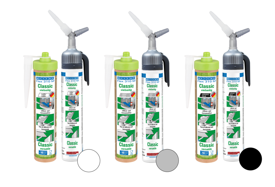 Flex 310 M® Classic MS-โพลิเมอร์ | กาวยืดหยุ่นบนพื้นฐาน MS Polymer สำหรับการใช้งานที่หลากหลาย