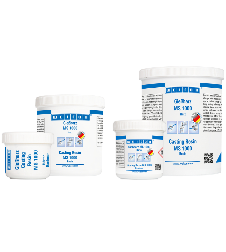 WEICON Casting Resin MS 1000 เรซินสำหรับงานหล่อโลหะ | อีพอกซีเรซิน สำหรับการติด การเคลือบ และการหล่อ