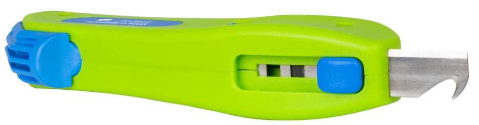 เครื่องปอกสายเคเบิล รุ่น S 4 - 28 Green Line | เครื่องมือปอกสายที่ยั่งยืน | พร้อมใบมีดตะขอที่สามารถดึงกลับได้ | ช่วงการทำงาน 4 - 28 มม. Ø