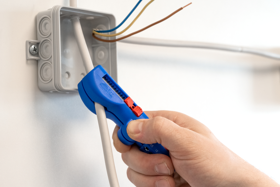 เครื่องลอกสาย Quadro-Stripper หมายเลข 16 | เครื่องลอกสายแบบหลายฟังก์ชัน I ช่วงการทำงานการลอกสาย 0.5 - 6.0 mm² / การลอกสาย 8 - 13 มม. Ø