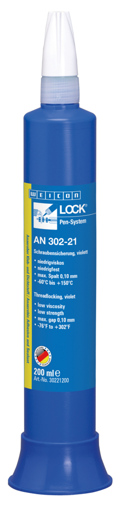 WEICONLOCK® AN 302-21 กาวล็อกเกลียว | ความแข็งแรงต่ำ, ความเข้มข้นต่ำ