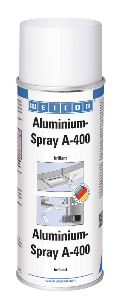 สเปรย์อลูมิเนียม A-400 สีสว่าง | การป้องกันระดับสูงต่อสนิมและการกัดกร่อน