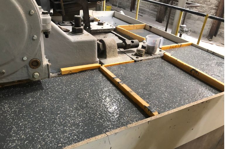Filled floor slab