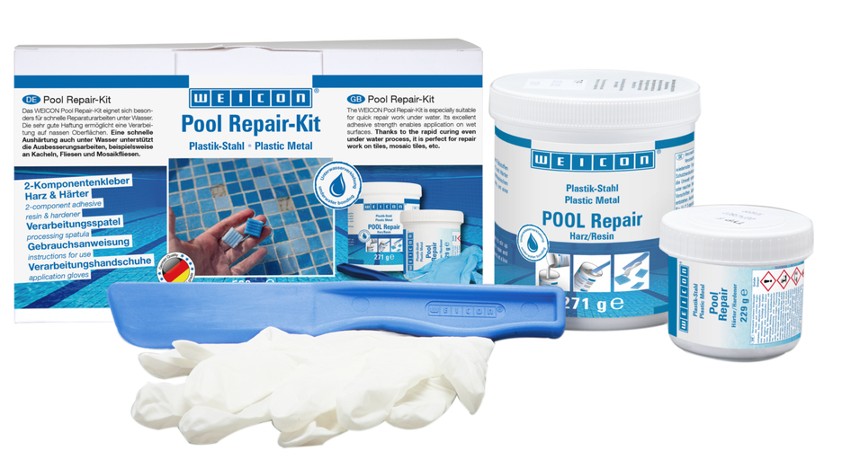 WEICON Pool Repair-Kit | ซ่อมแซมได้รวดเร็ว แม้ใต้น้ำ