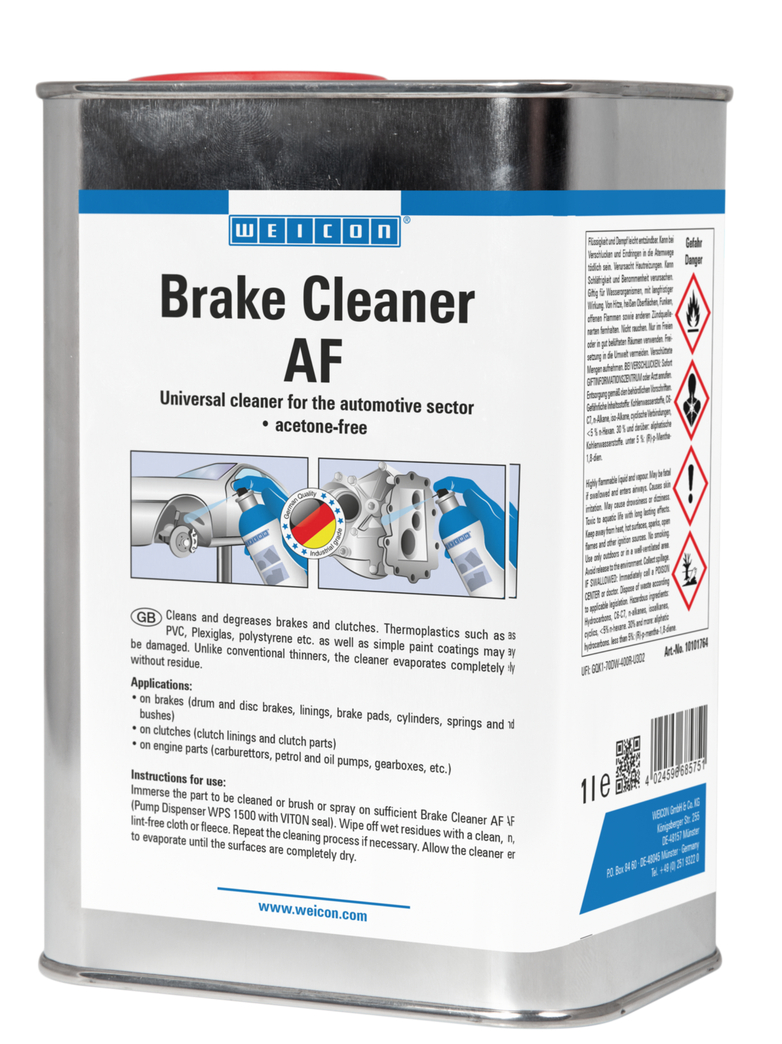 WEICON Brake Cleaner AF | น้ำยาทำความสะอาดอเนกประสงค์ปราศจากอะซีโตน สำหรับอุตสาหกรรมยานยนต์