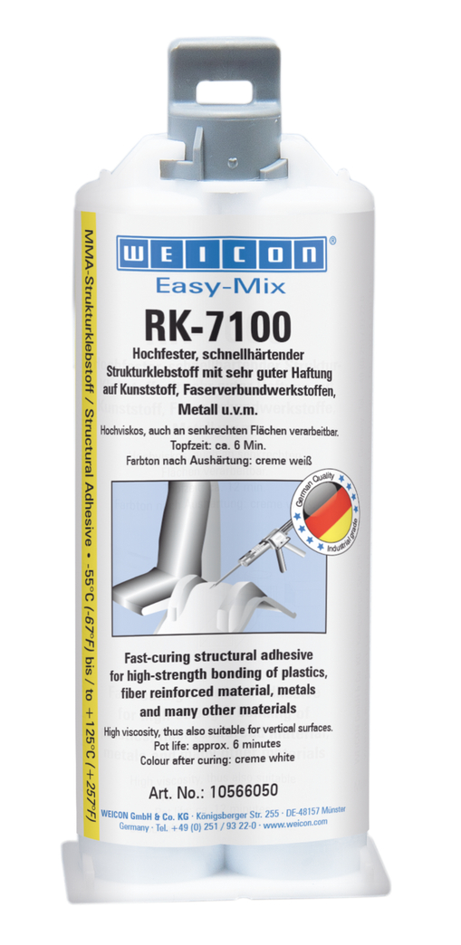 กาวอะครีลิกสำหรับโครงสร้าง  ผสมง่าย  RK-7100 | กาวอะครีลิกสำหรับโครงสร้าง แห้งเร็ว