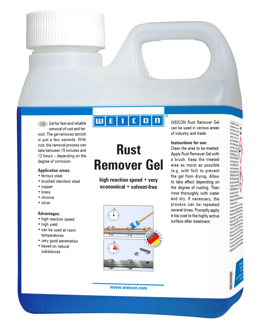 WEICON Rust Remover Gel | การขจัดสนิมและคราบหมองอย่างรวดเร็วและเชื่อถือได้