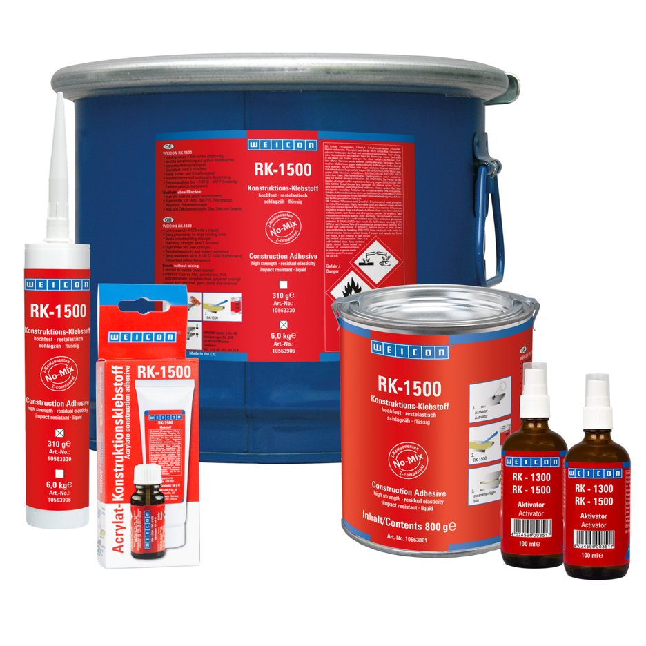 กาวอะครีลิกสำหรับโครงสร้าง  RK-1500 | กาวอะครีลิกสำหรับโครงสร้าง, , กาวไม่ต้องผสม เนื้อเหลว