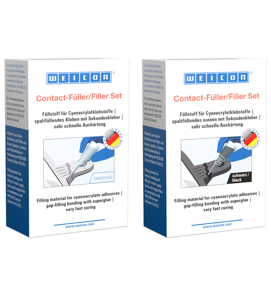 ชุดฟิลเลอร์ Contact | ฟิลเลอร์พิเศษใสและกาวไซยาโนอะคริเลต Contact VA 8312
