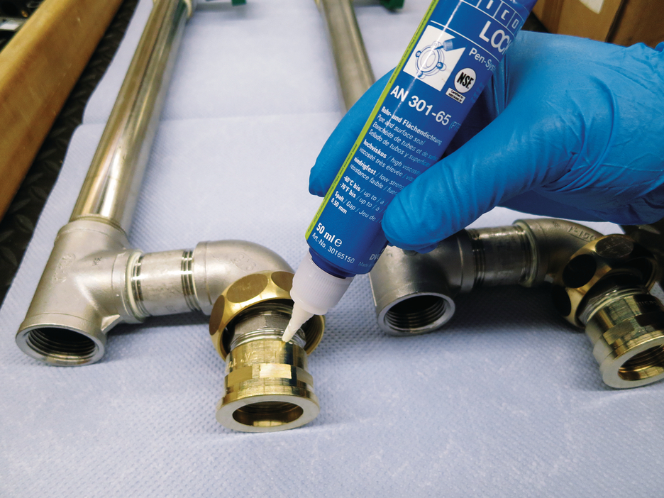 กาวล็อคเกลียว AN 301-65  ซึลท่อและหน้าแปลน | ใช้งานกับ PTFE, ความแข็งแรงปานกลาง, ผ่านการรับรองใช้กับการผลิตน้ำดื่ม