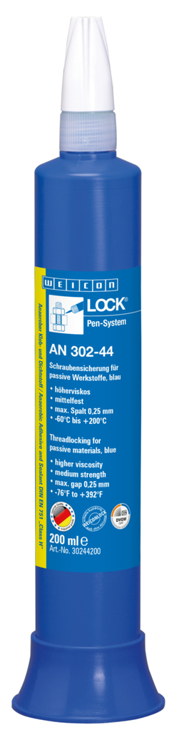 WEICONLOCK® AN 302-44 กาวล็อกเกลียว | สำหรับตัวต้านทาน ,ความแข็งแรงปานกลาง