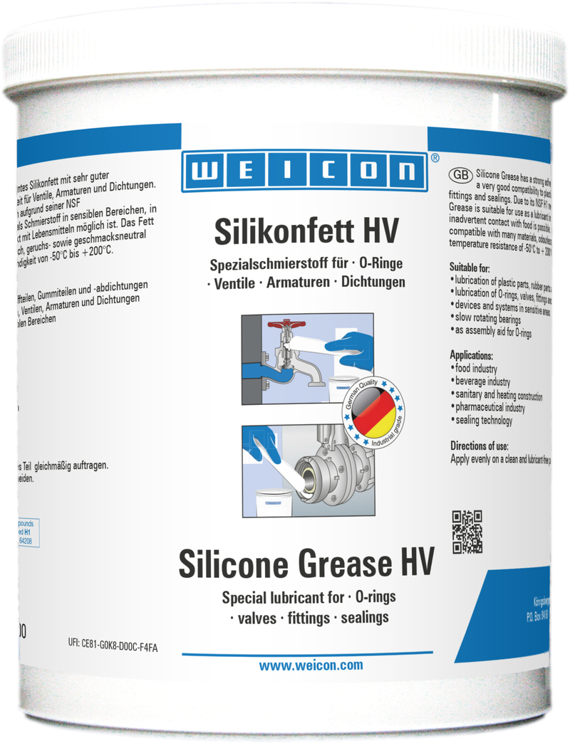 Silicone Grease HV | จารบีหล่อลื่นที่ปลอดภัยสำหรับอาหาร