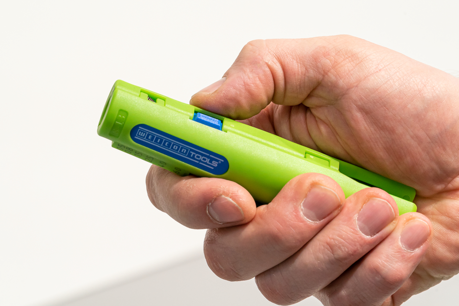 Quadro-Stripper No.16 Green Line | เครื่องมือลอกสายที่ยั่งยืน I เครื่องลอกสายหลายฟังก์ชัน, ช่วงการลอก 0.5 - 6.0 มม² I การลอกสาย 8 - 13 มม. Ø