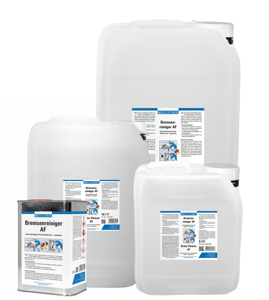 WEICON Brake Cleaner AF | น้ำยาทำความสะอาดอเนกประสงค์ปราศจากอะซีโตน สำหรับอุตสาหกรรมยานยนต์