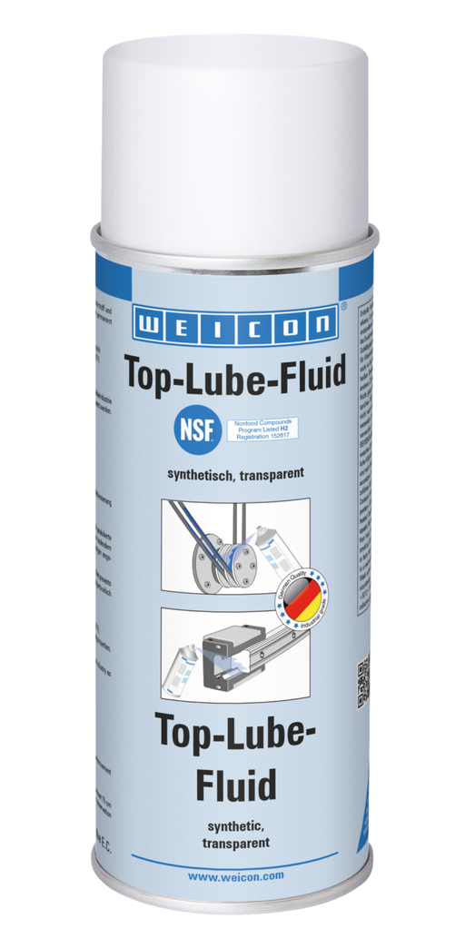 Top-Lube-ของเหลว | สารหล่อลื่นกาวสังเคราะห์สำหรับอุตสาหกรรมอาหาร NSF H2