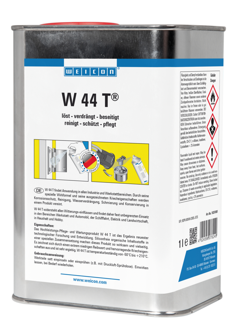 W 44 T® | น้ำมันหล่อลื่นและน้ำมันอเนกประสงค์ที่มีฟังก์ชัน 5 ประการ
