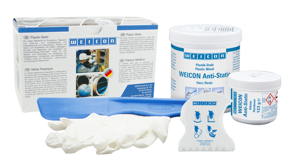 WEICON Anti-Static สารป้องกันไฟฟ้าสถิต | อีพอกซีเรซิน เติมเซรามิก สำหรับการเคลือบป้องกันไฟฟ้าสถิต