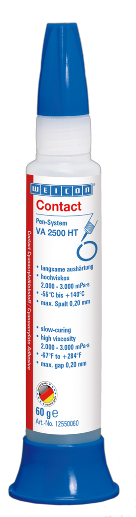 กาวไซยาโนอะคริเลต VA 2500 HT | กาวแห้งเร็วความหนืดสูง ทนต่ออุณหภูมิสูงได้ถึง 140°C