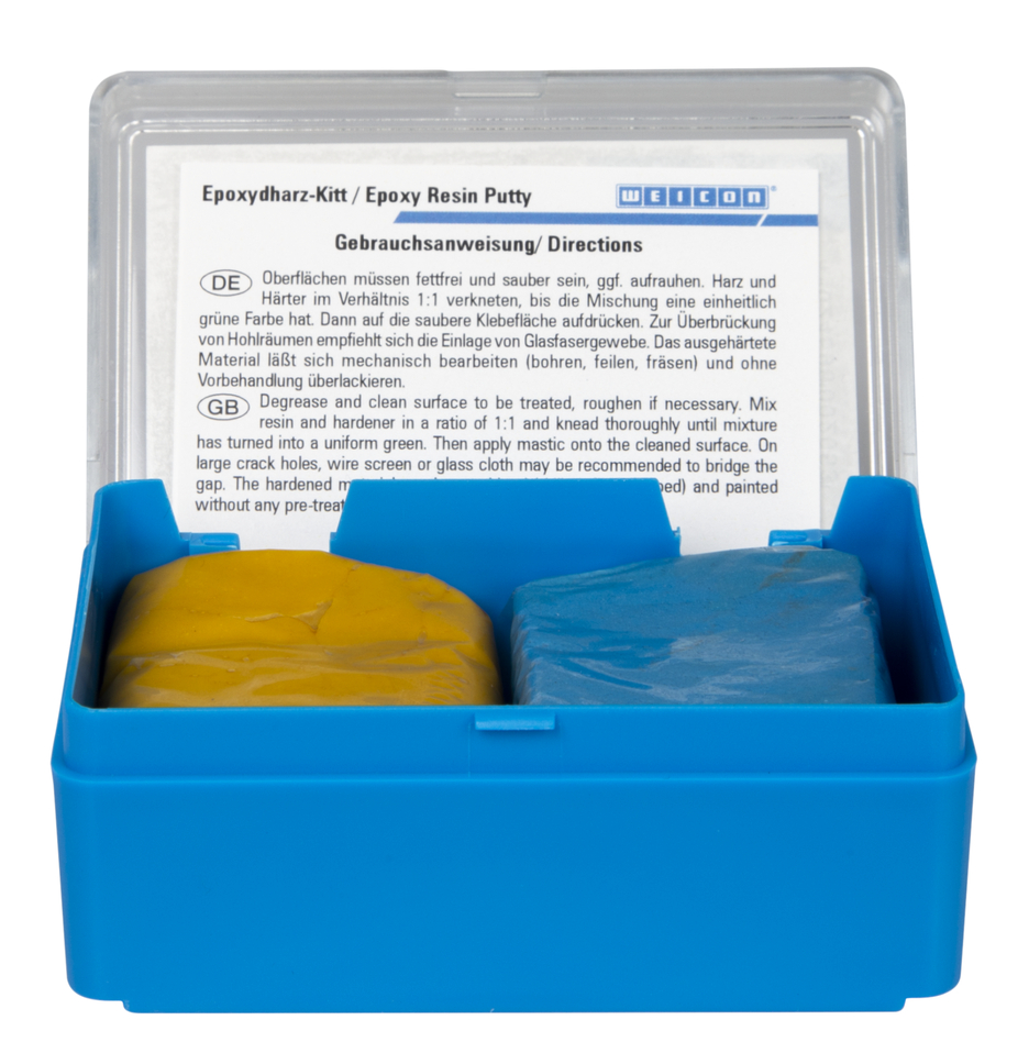 WEICON Epoxy Resin Putty อีพอกซีเรซินชนิดดินน้ำมัน | สารประกอบในการซ่อมแซมเเนกประสงค์ แบบดินน้ำมัน นวดได้