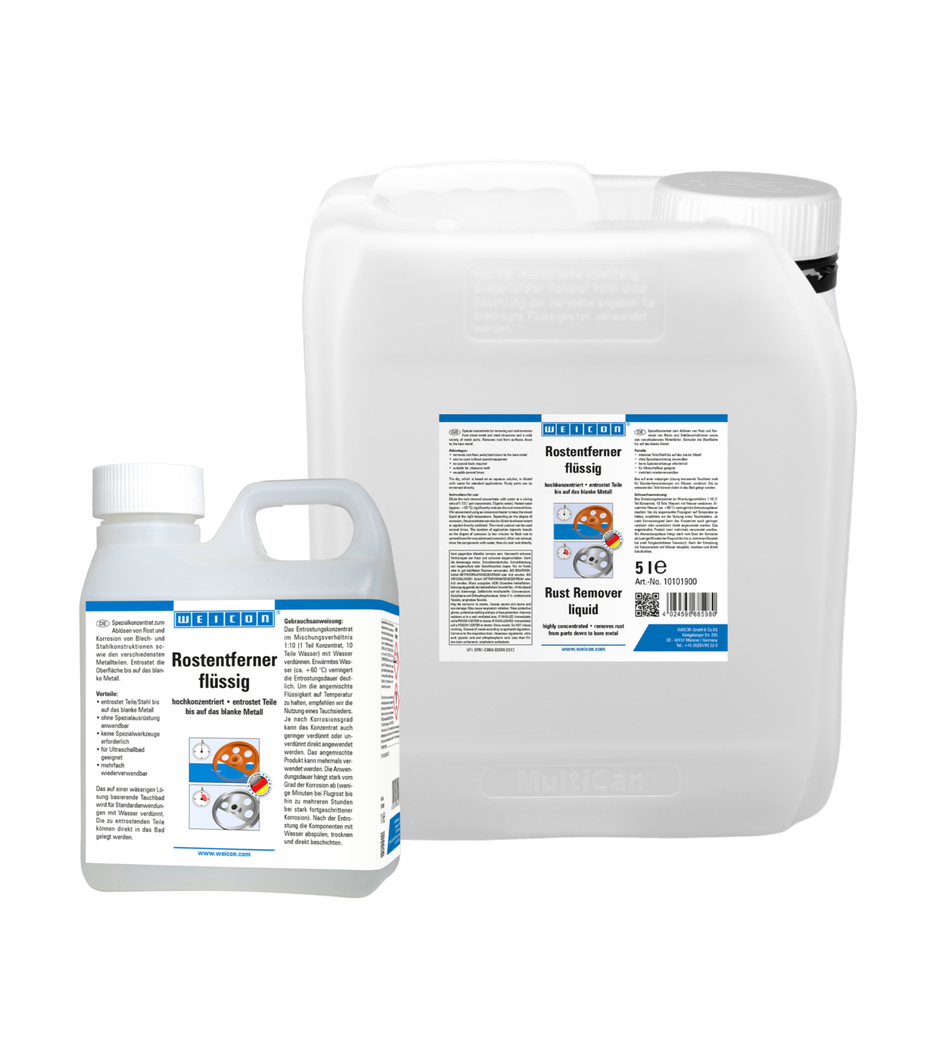 WEICON Rust Remover  liquid | น้ำยาเข้มข้นสูงสำหรับขจัดสนิมและการกัดกร่อน