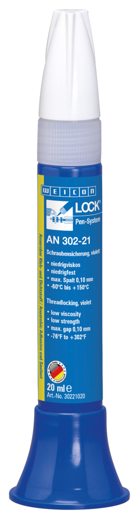 WEICONLOCK® AN 302-21 กาวล็อกเกลียว | ความแข็งแรงต่ำ, ความเข้มข้นต่ำ