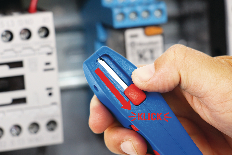 เครื่องปอกสาย No. S 4 - 28 | ออกแบบตามหลักสรีรศาสตร์และฉนวนเต็มรูปแบบ | ช่วงการทำงาน 4 - 28 มม. Ø
