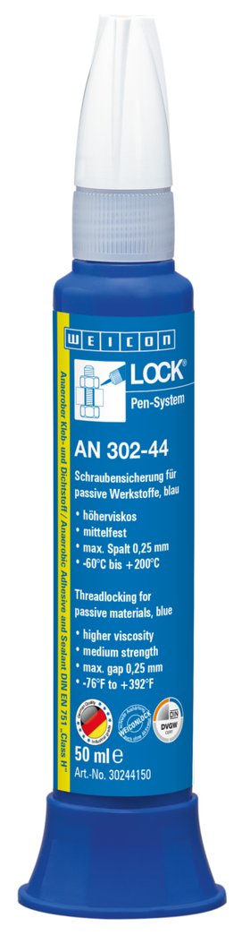 WEICONLOCK® AN 302-44 กาวล็อกเกลียว | สำหรับตัวต้านทาน ,ความแข็งแรงปานกลาง