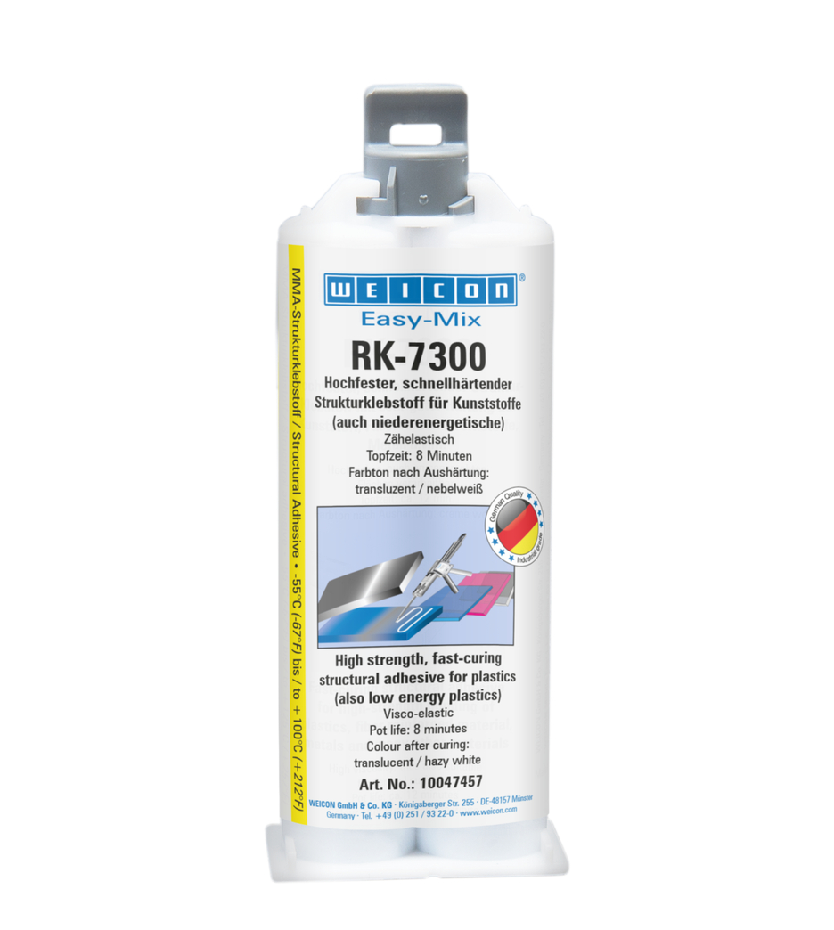 Easy-Mix RK-7300 กาวอะคริลิกโครงสร้าง | กาวอะครีลิกสำหรับโครงสร้าง ใช้งานสำหรับพลาสติกพลังงานพื้นผิวต่ำ
