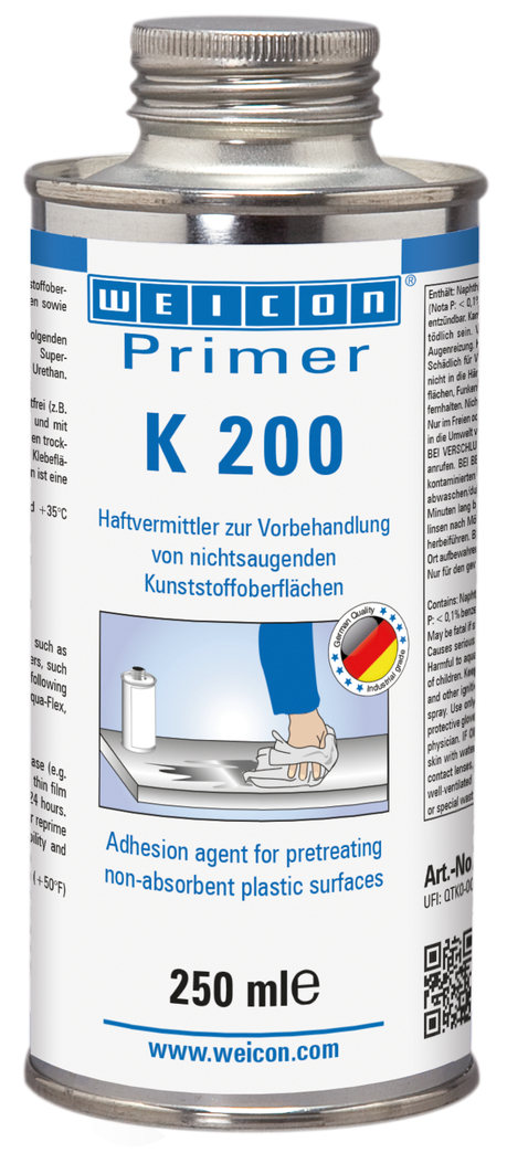Primer K 200 | ตัวช่วยยึดติดสำหรับพื้นผิวพลาสติกที่ไม่ดูดซึม